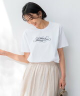 【井波麻里衣さんコラボ】カリグラフィー 刺繍 Tシャツ